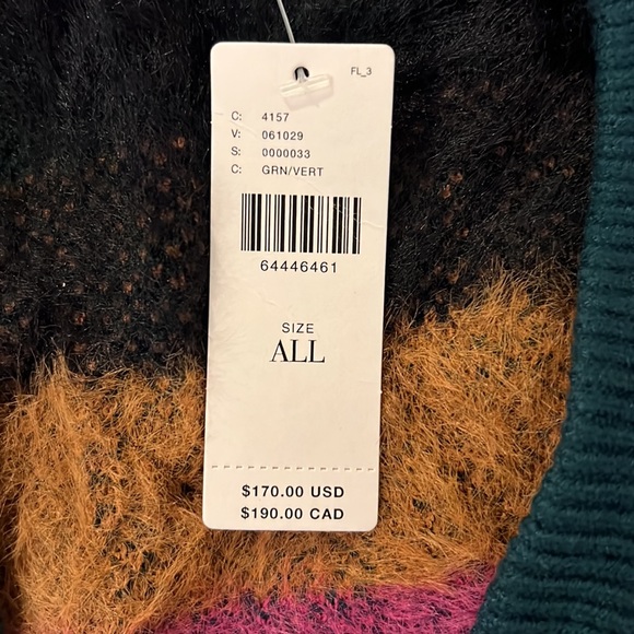 NWT Anthropologie Chevron Eyelash Cardigan Sweater One Size - Picture 8 of 10